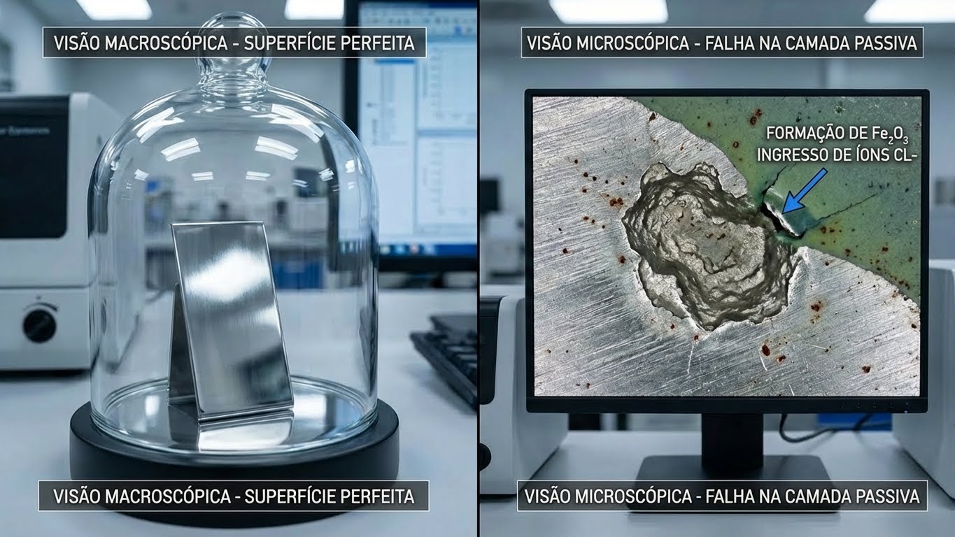 Corrosão em tubos de aço inox: causas, tipos e prevenção